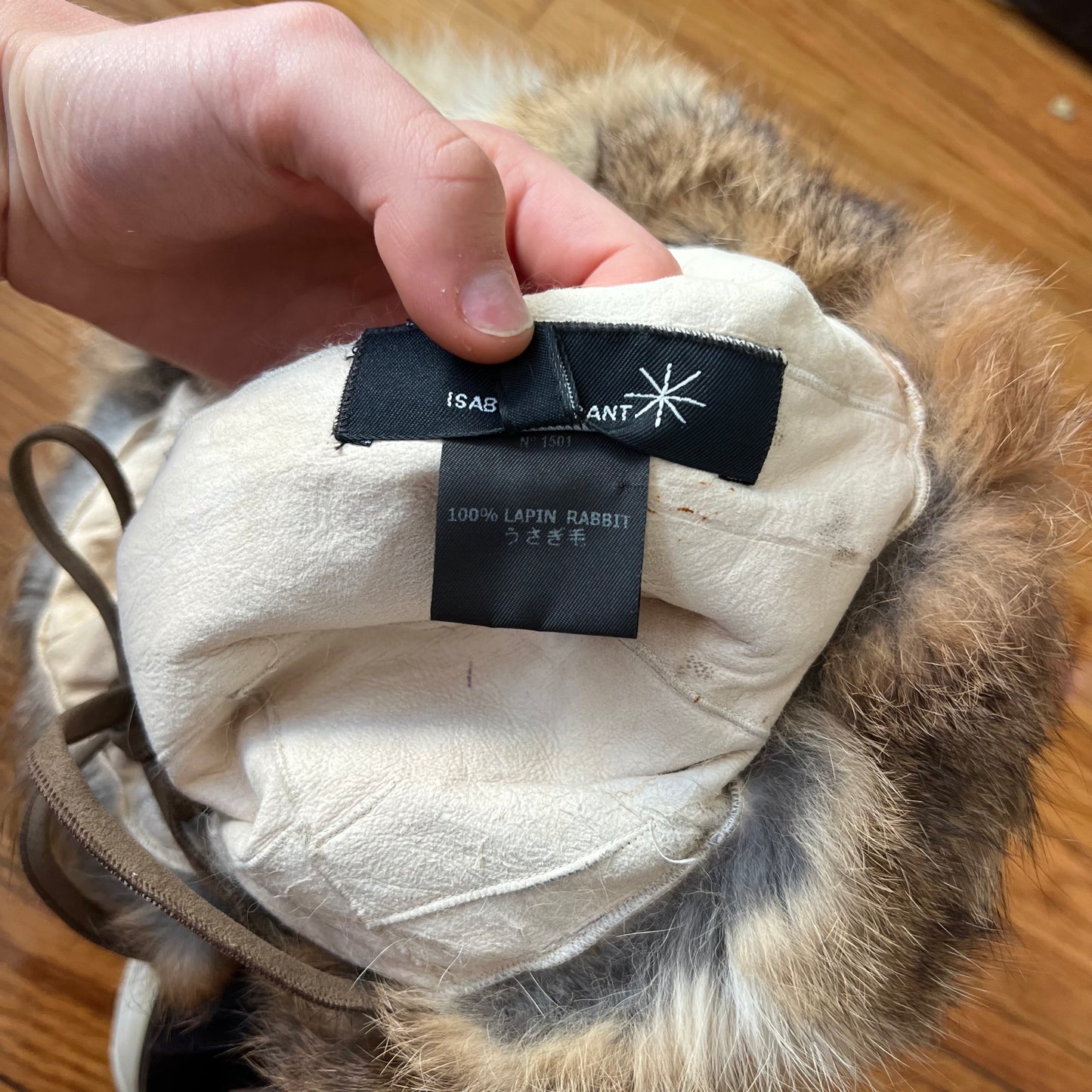 Isabel Marant Rabbit fur hat