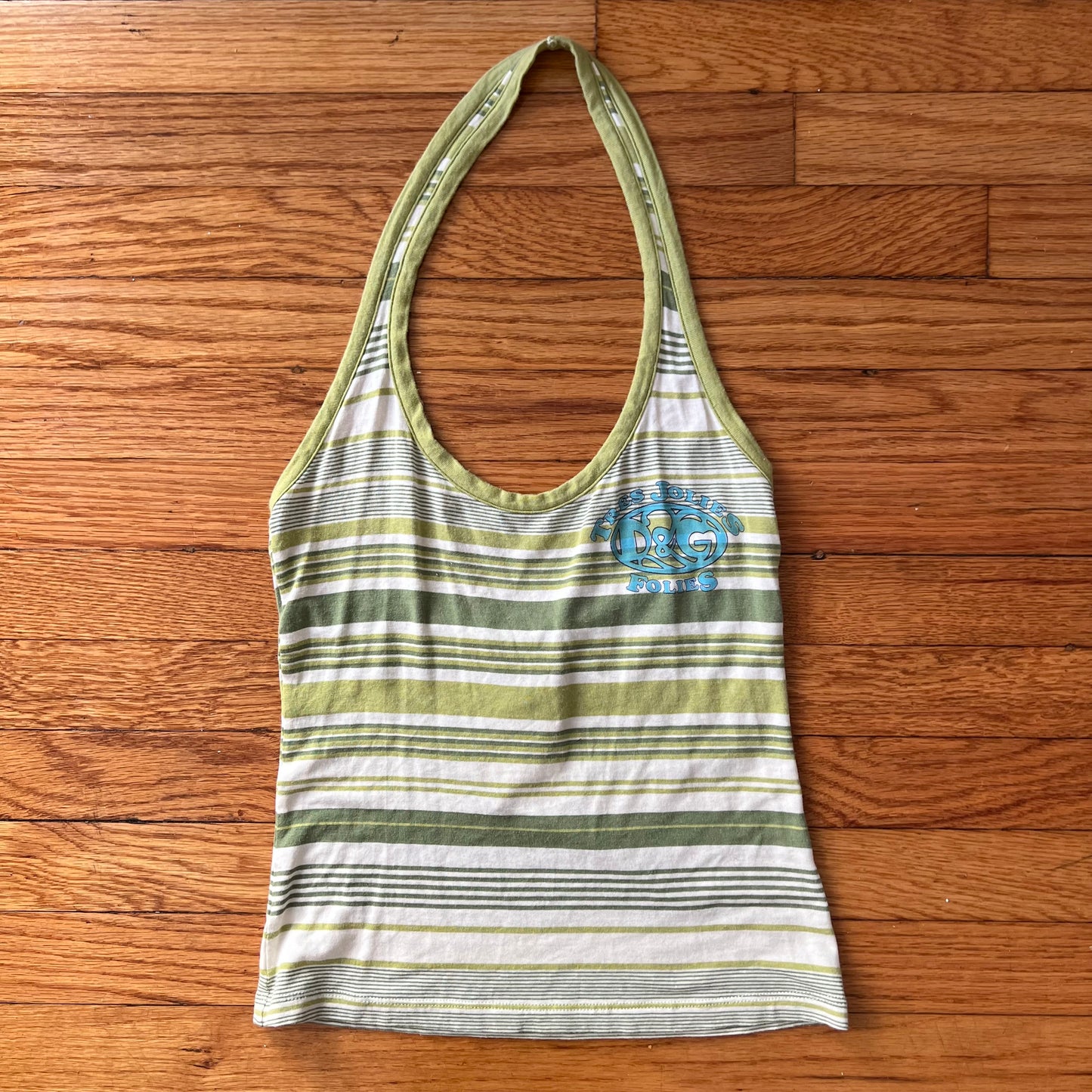 D&G striped halter top