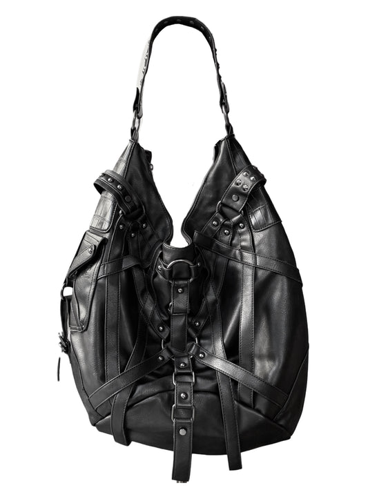 Studded Harness Leather Bag