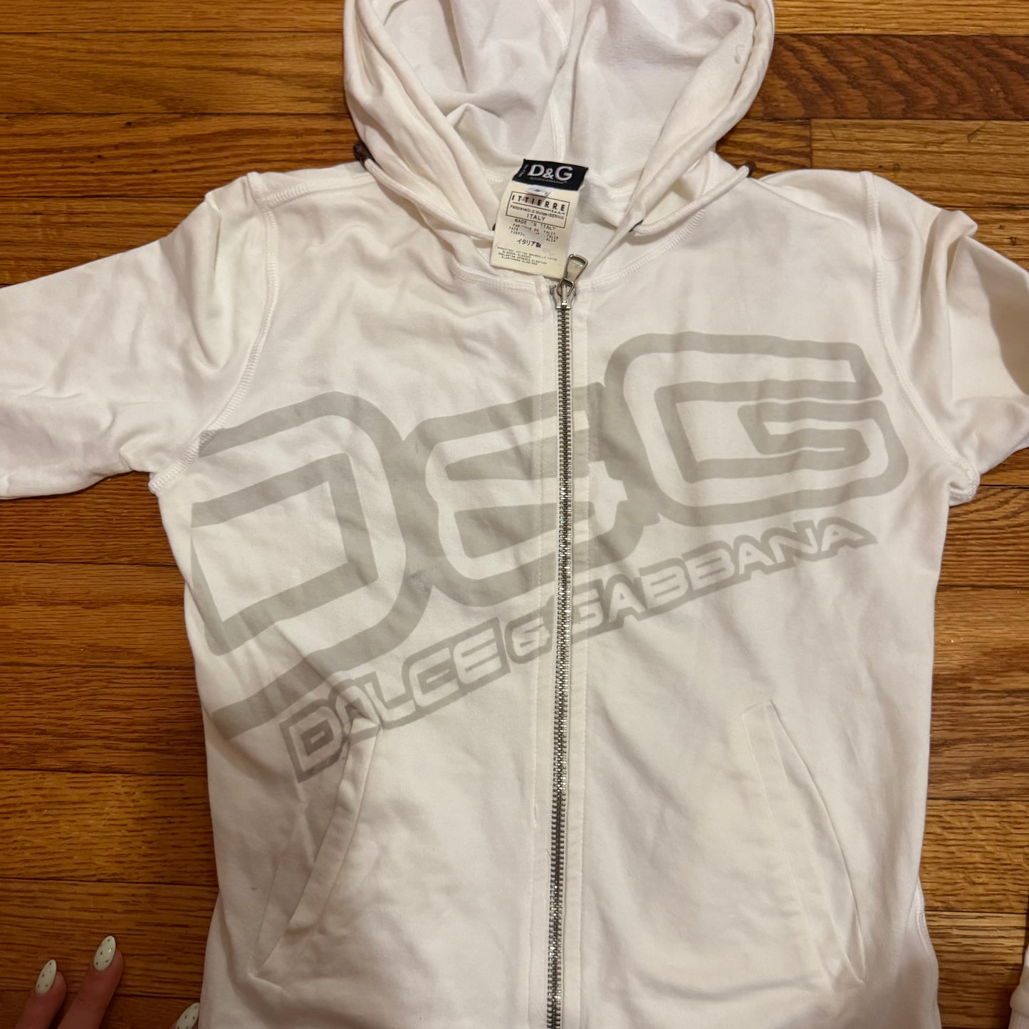 D&G Logo Zip Hoodie
