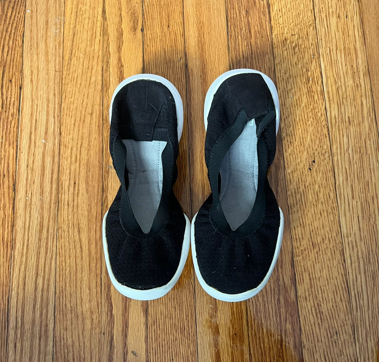 Issey miyake perforated ballet flats