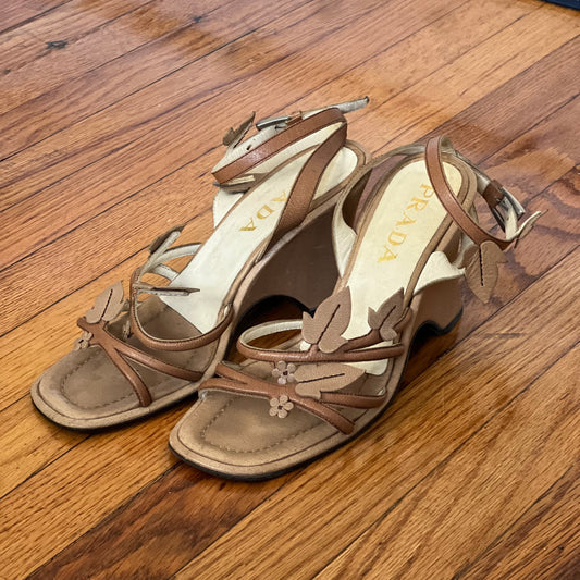 Prada Spring 1997 strappy sandals