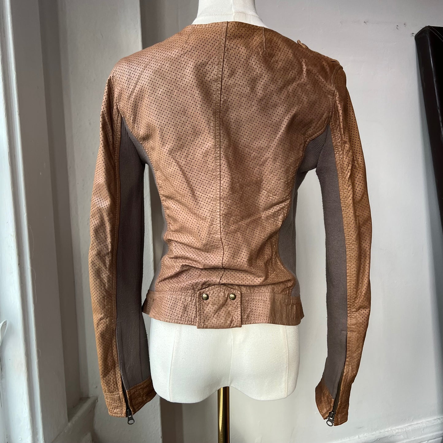 Draped Moto jacket